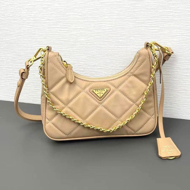 Prada Re-Edition 1995 Chaine Mini in Green Re-Nylon Bag