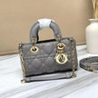 Dior Lady D-JOY Latte Cannage Lambskin Micro Bag
