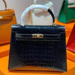 Hermes Kelly 25 Alligator Bag