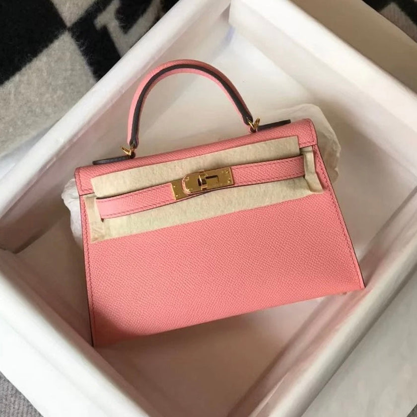 Hermes BN Kelly Togo Caviar 21CM Bag