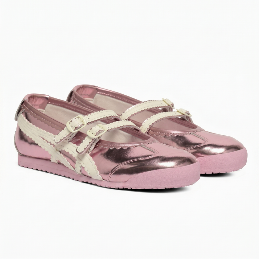 Onitsuka Tiger Mexico 66 Mary Jane Slip-On Sneakers - Rose Pink