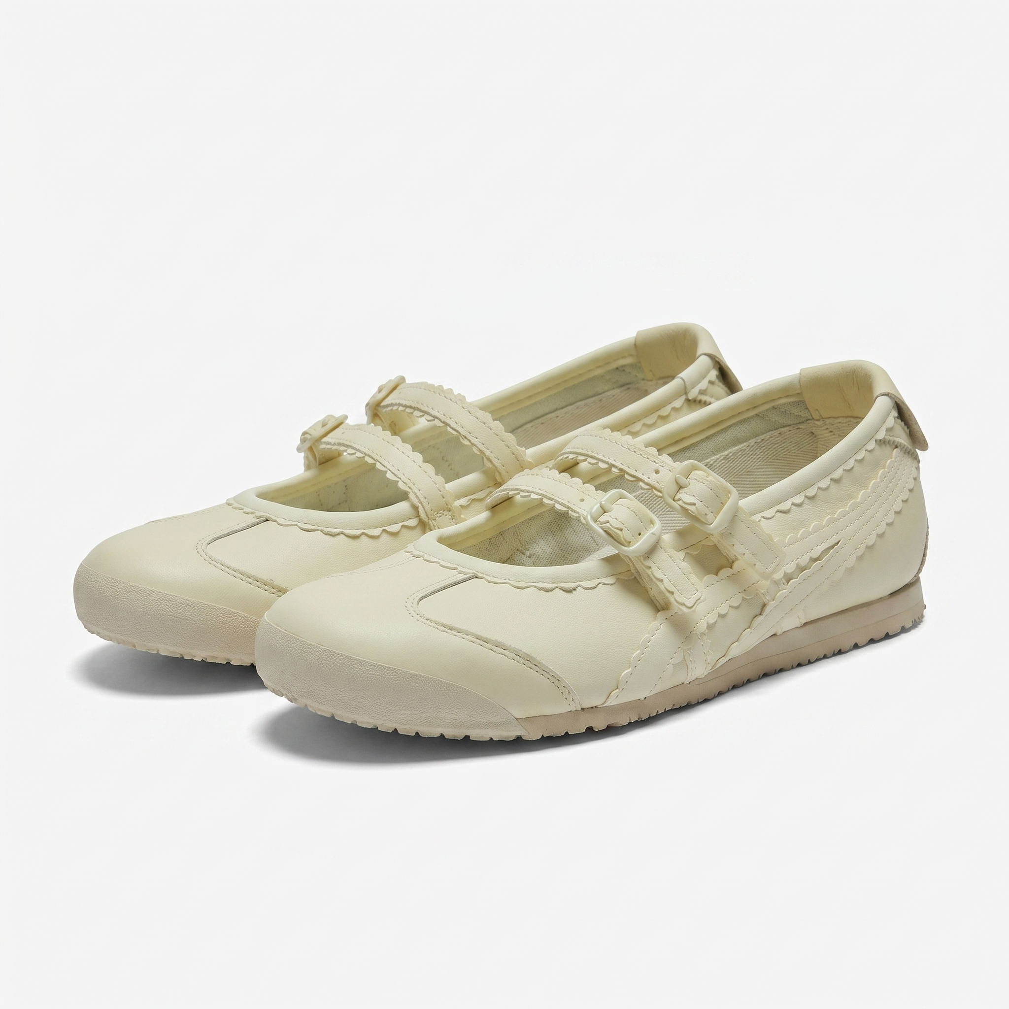 Onitsuka Tiger Mexico 66 Mary Jane Slip-On Sneakers - Ivory Cream