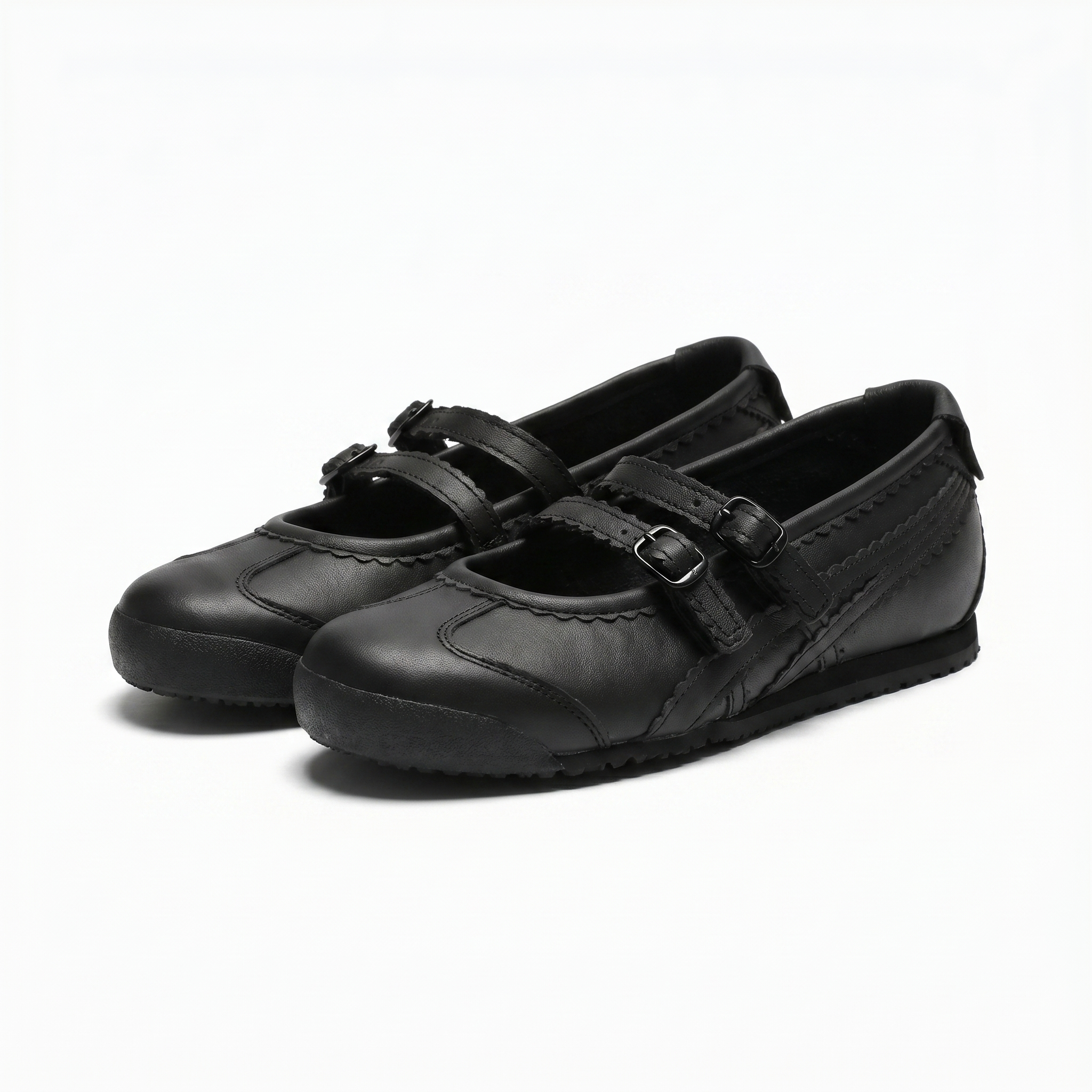 Onitsuka Tiger Mexico 66 Mary Jane Slip-On Sneakers - Triple Black